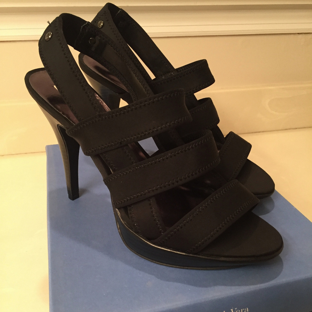 Simply Vera Wang Black Slings in Women-Never Worn